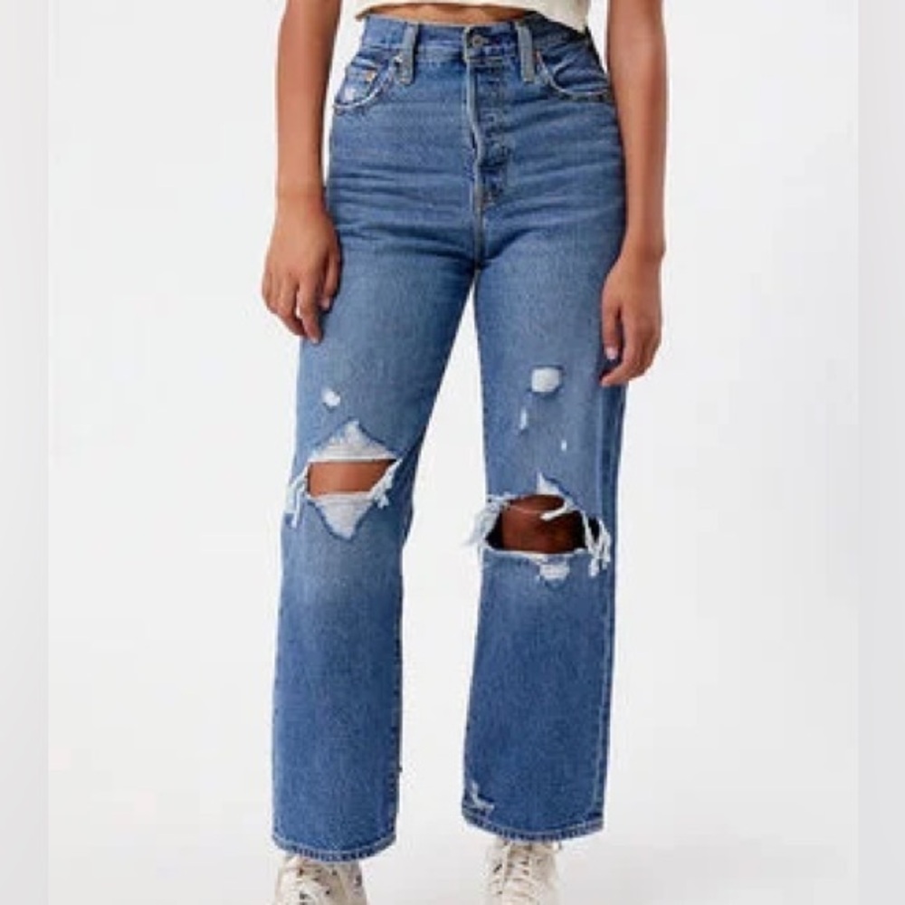 Levi’s ribcage straight jeans